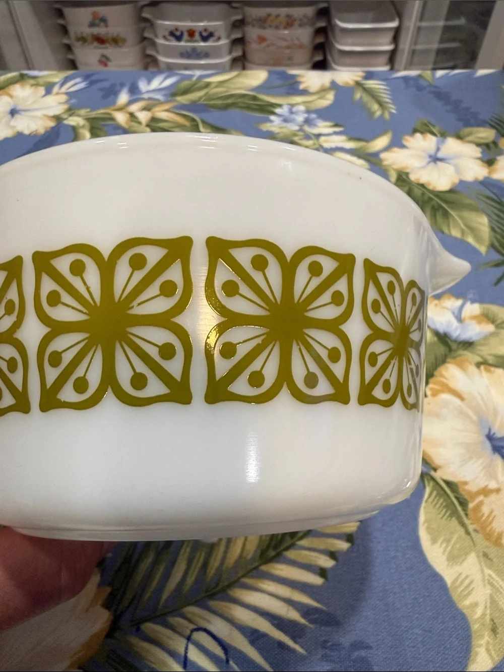 Pyrex green verde